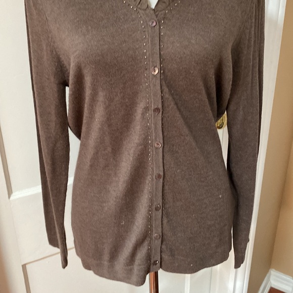 Gerry Weber brown cardigan. - Picture 4 of 8